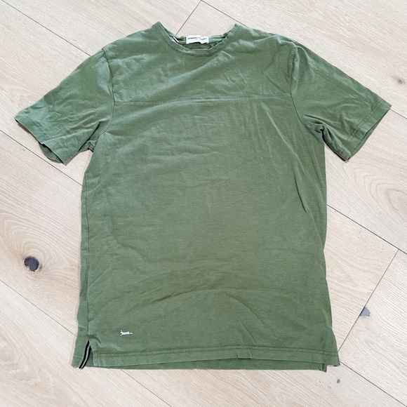 CROSBY & HOWARD Olive Green T-Shirt - Picture 2 of 6